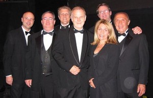 2007 Spotlight Awards Orchestra at the Dorothy Chandler Pavilion: John Beasley, Tom Hynes, John Sawoski, Kim Richmond,Giovanna Joyce Imbesi, Joel Hamilton, & Ralph Razze.
