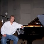 John Sawoski at East West Studios, working on Quantum Leap Pianos.