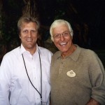 John Sawoski with Dick Van Dyke, before a concert