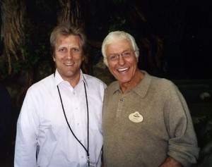 John Sawoski with Dick Van Dyke, before a concert