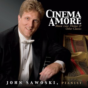 This is the cover of John Sawoski's CD "Cinema Amore," released July 2013.