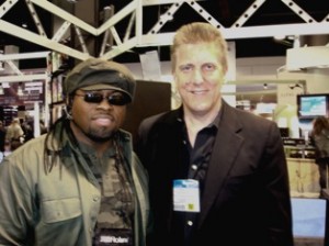 NAMM 2008: Multi-platinum hit songwriter/drummer/producer and 2007 ASCAP Award winner John "Cheese" Williams (photo courtesy of John "Cheese" Williams).