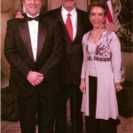 With former President of Mexico, Vicente Fox, after a performance in his honor.